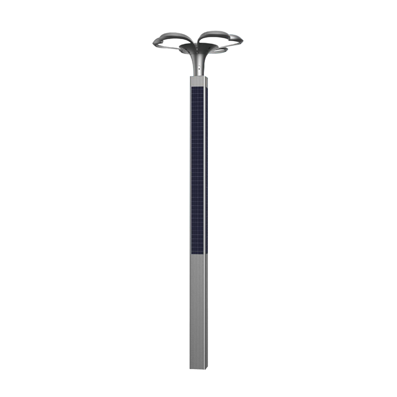 DDK-SG090 Fire sider integrert solcelle-aluminiumsstang