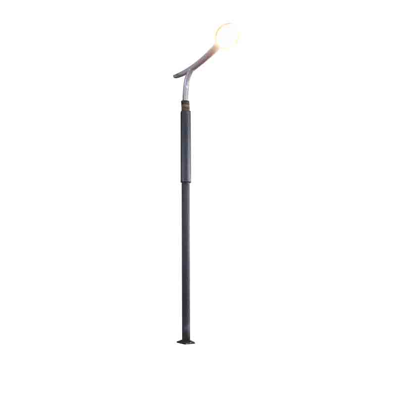 DDK-SSPL-2002 Sylinder Solar Pole Med Lampehode