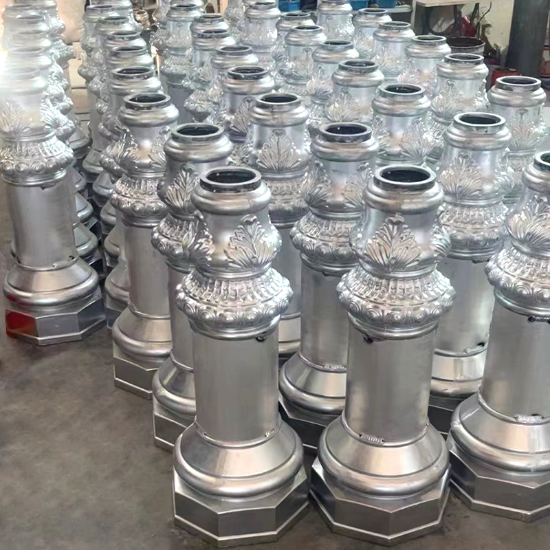 DDK-1401 Dekorativt bunndeksel i aluminium for lysstolper utendørs armaturer