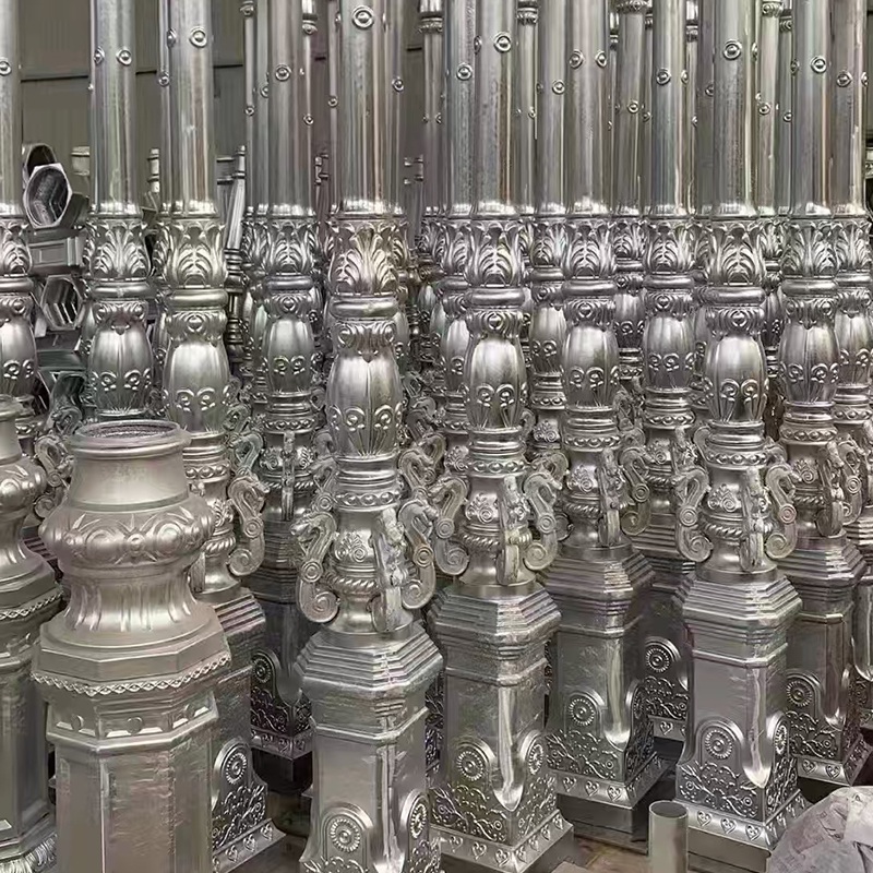 DDK-1501 Basisdeksler i aluminium for dekorative lysstolper